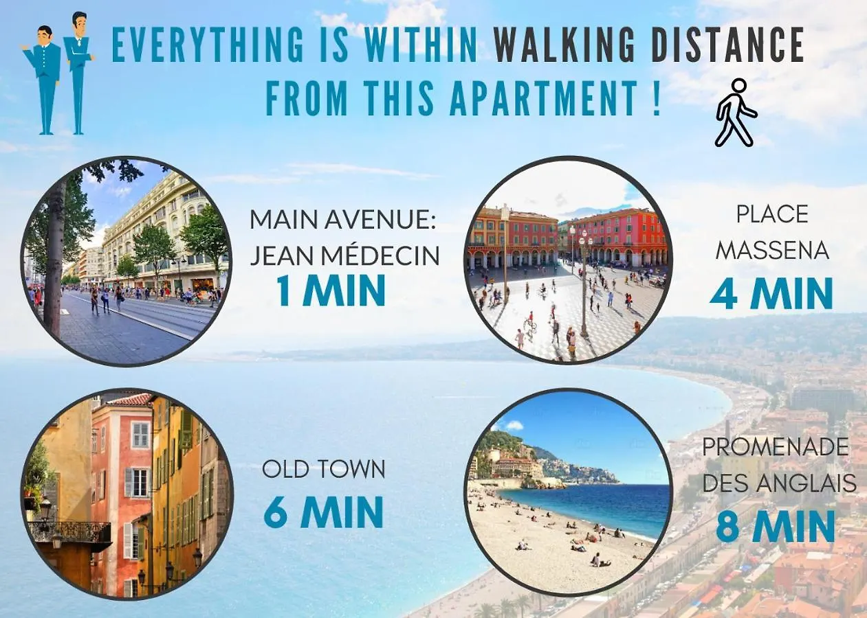 Nestor&Jeeves - Sweetheart - Hyper Center - Close Sea And Old Town Nice Apartment